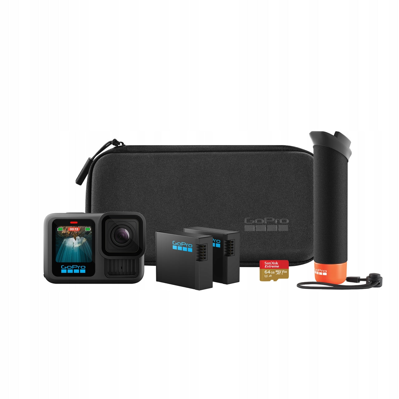 Set Sports Camera GoPro HERO 13 Black 5.3K Stabilization + Accessories Manufacturer code CHDRB-131-RW