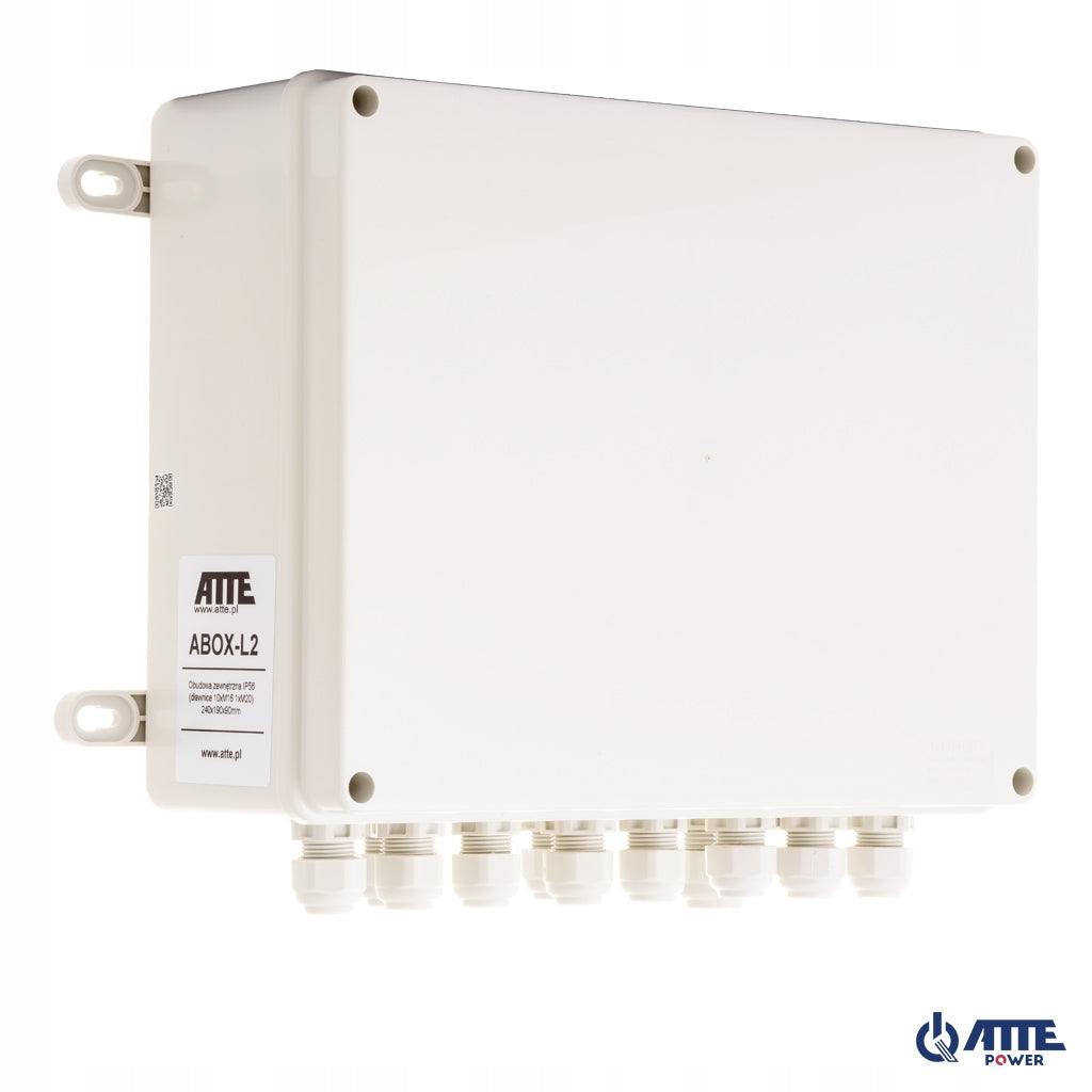 Set Switch PoE +2UP for 8 IP cameras Enclosure External. Manufacturer Atte