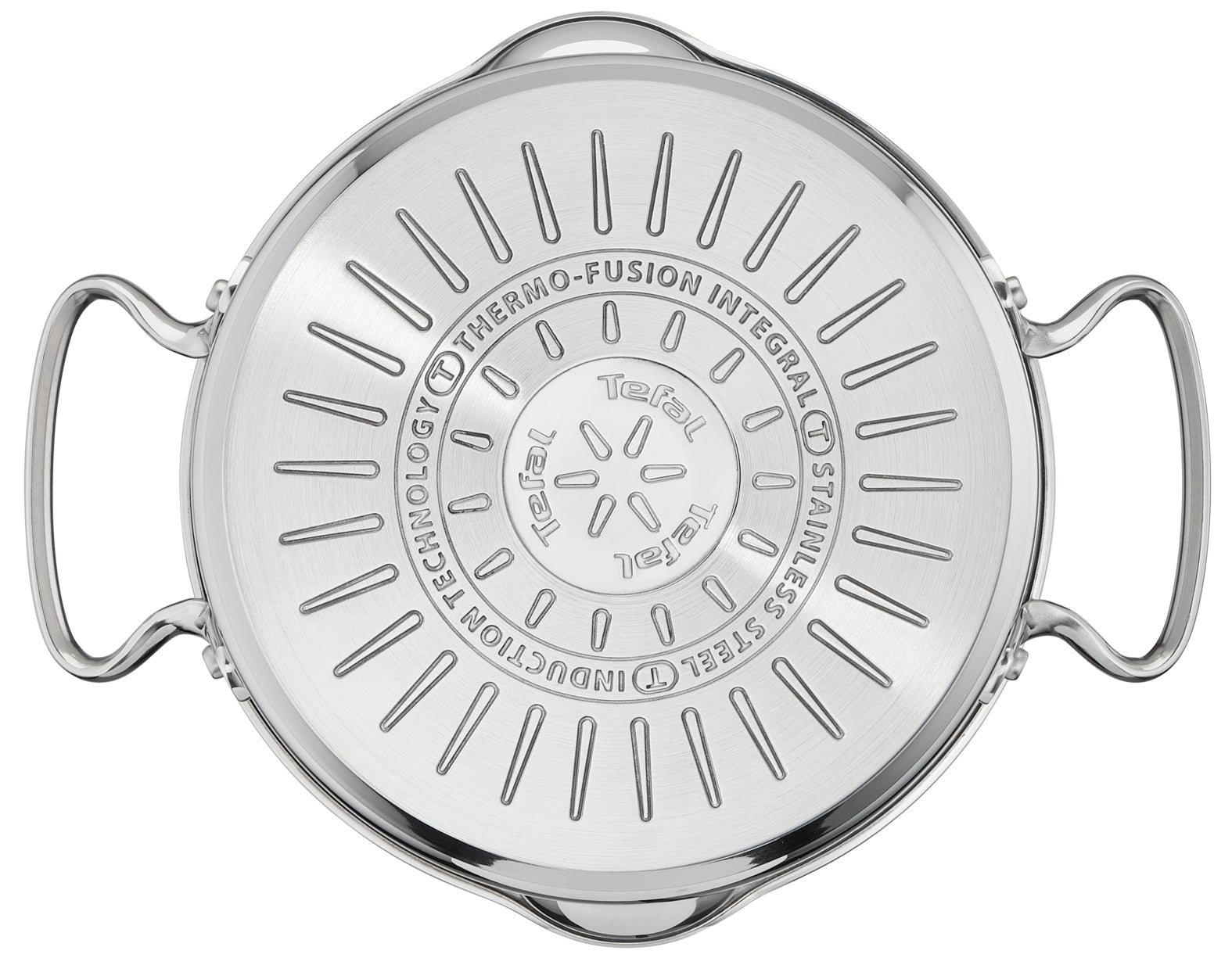 Set TEFAL Duetto+ pots with lid G719S855 stainless steel induction 8el Brand Tefal