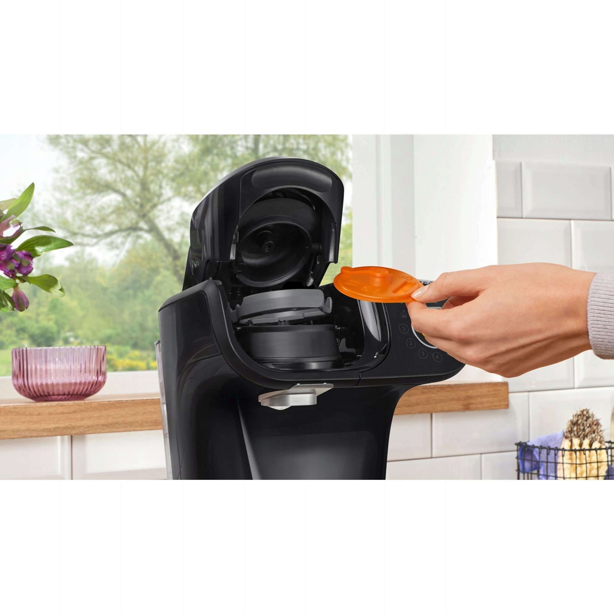 Set Tassimo Express Bosch My Way TAS6502 + Set of 5 different coffees Manufacturer code TAS6502 + Kapsułki