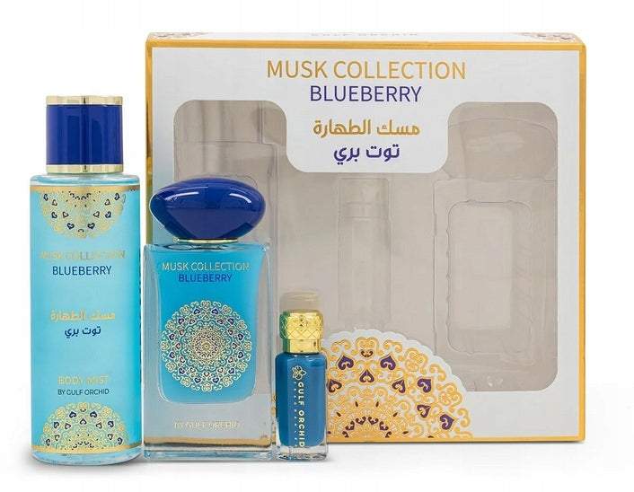 Set Unisex Perfume Gulf Orchid Blueberry EdP, Mist, Oil