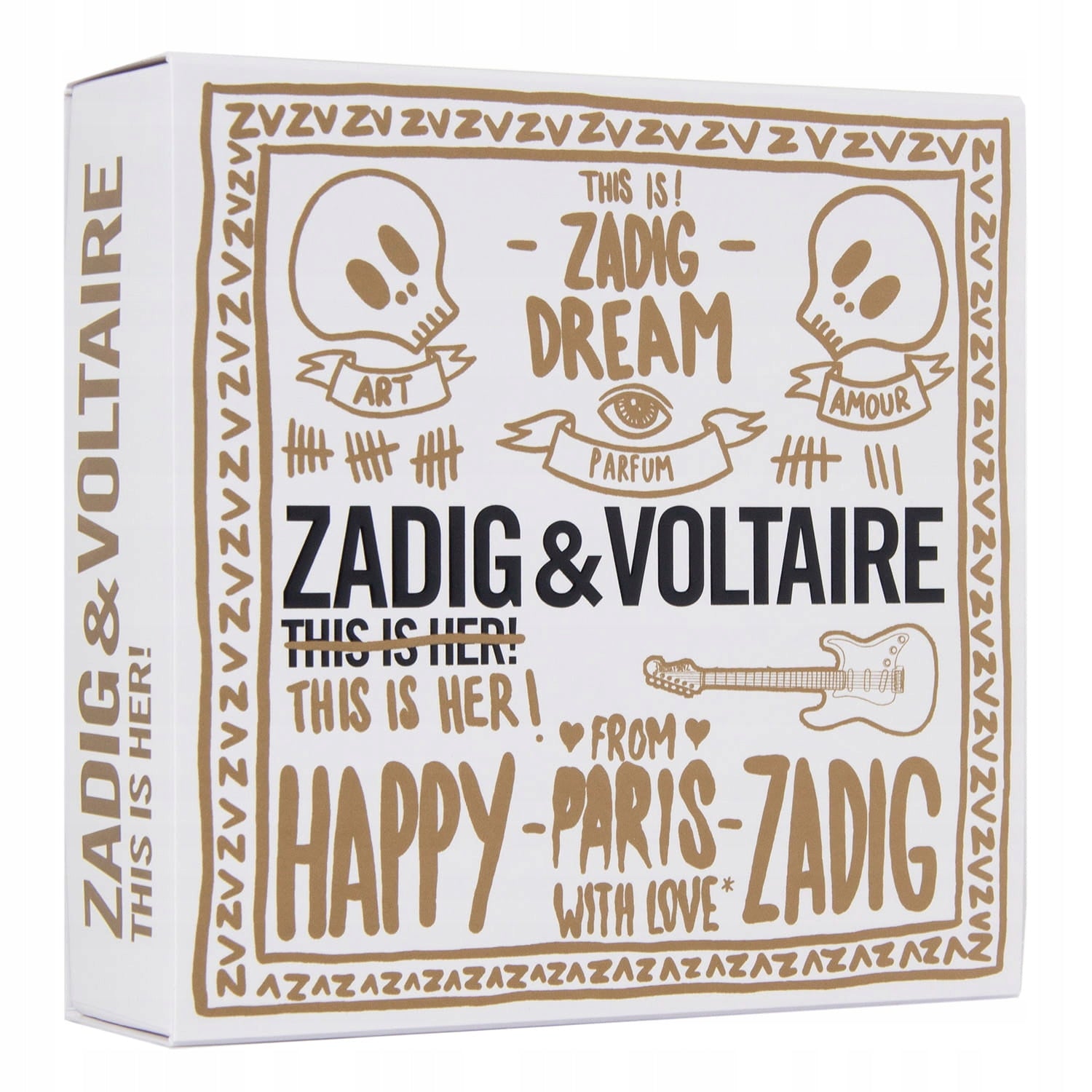 Set Zadig & Voltaire This is Her! Perfumed Water 50ml + Body Lotion Brand Zadig&Voltaire