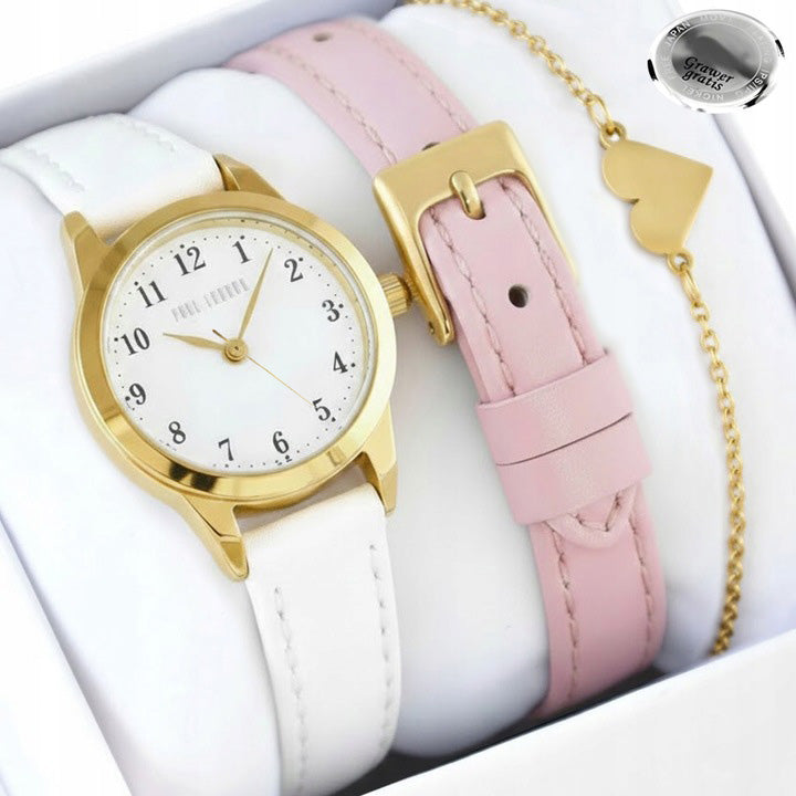 Set children's watch ALLIA gift for girl with two straps