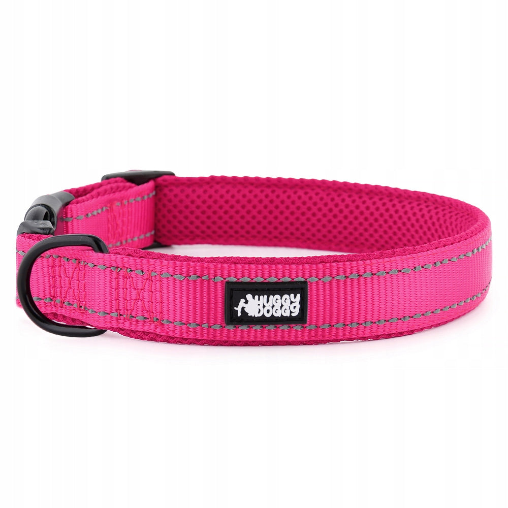 Set collar and leash Pink walking set for small dog HUGGY DOGGY S Packaging status original