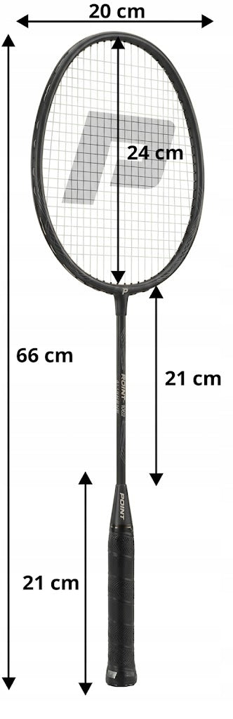 Set for Badminton POINT 1002 black + 6 white darts Number of items in the set 9