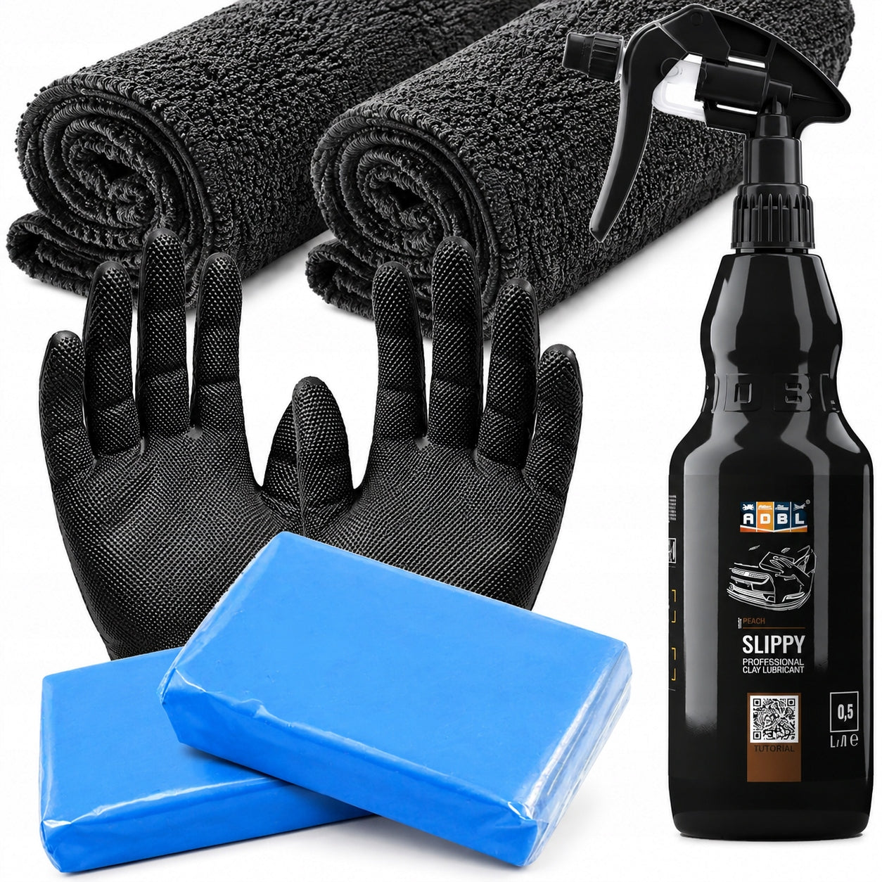 Set for Cleaning Lacquer Adbl Slippy 500ml + Clay