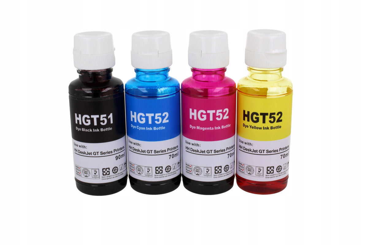 Set for HP GT51 GT52 Ink Smart Tank 310 410 515 Manufacturer Meettec