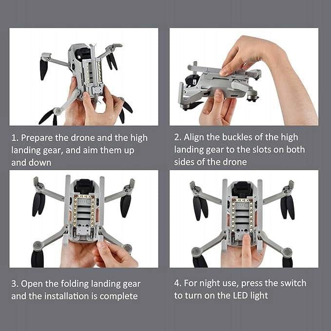 Set for Landing Skid Sled Legs Drone Mini, Mini 2 Manufacturer code SKYKA - Sanki DJI Mavic Mini / 2 / SE