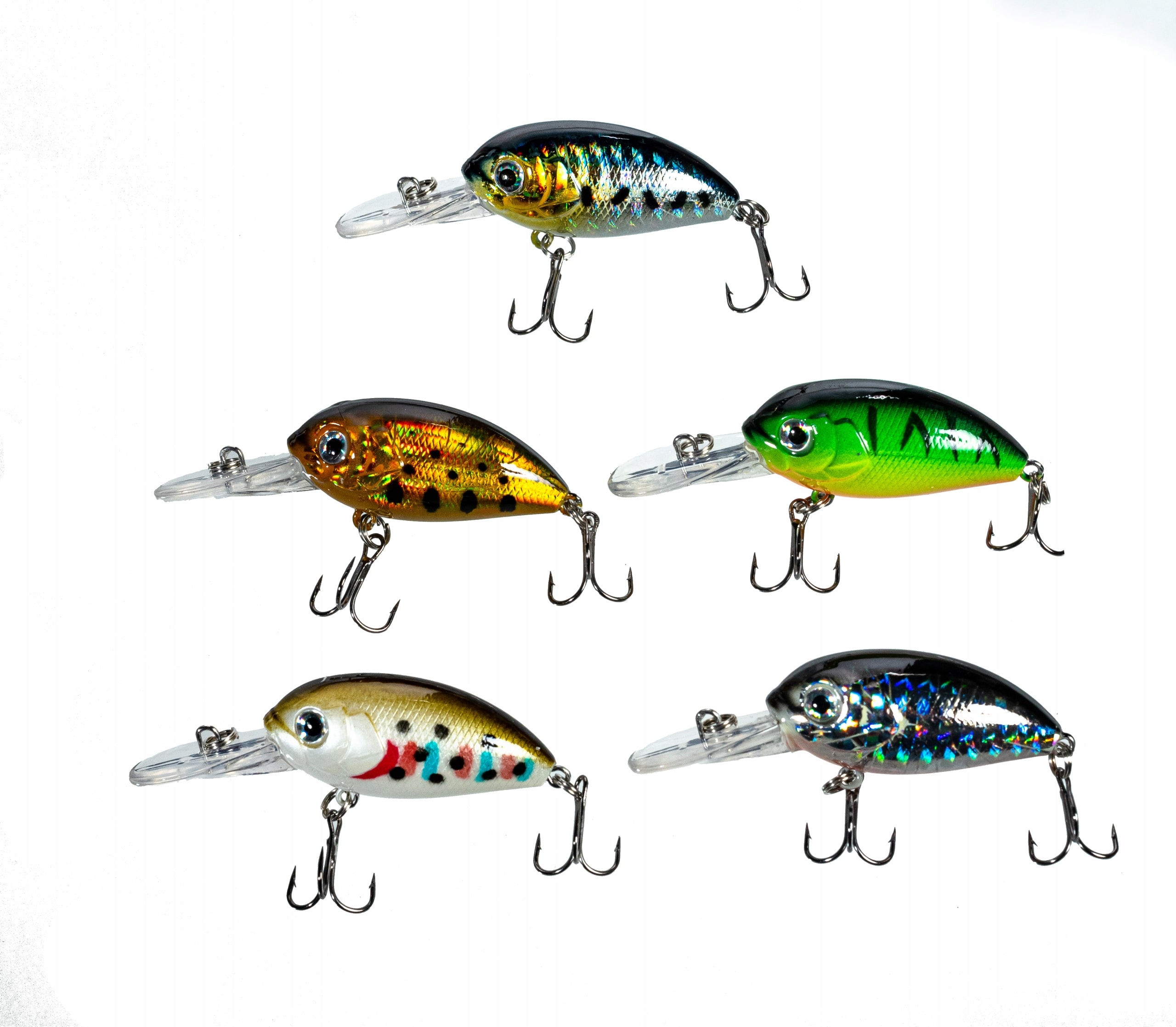 Set for Spinning 5x wobbler Jaxon Chub + Box Model Woblery Jaxon pudełko