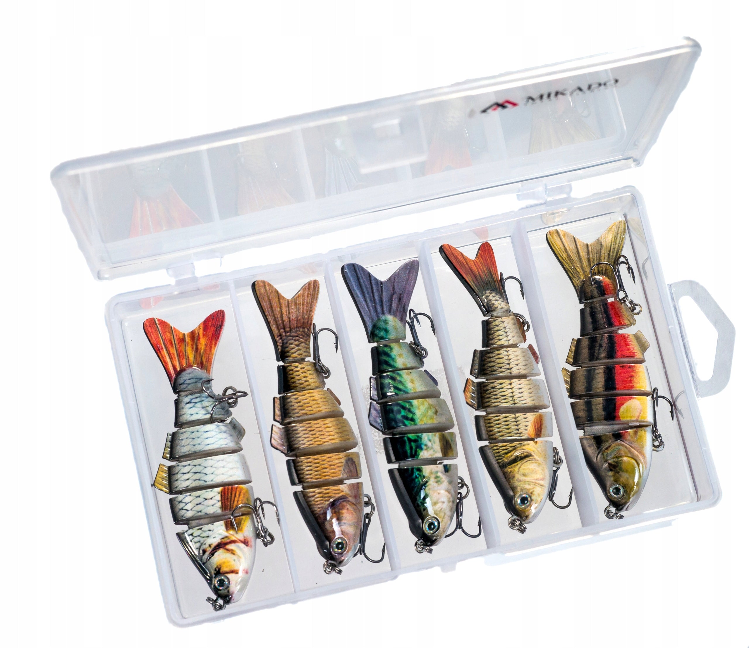 Set for Spinning 5x wobbler broken Mikado box