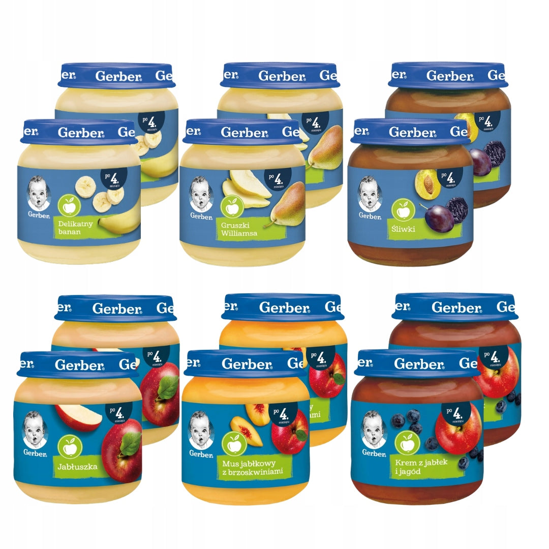 Set for expanding the diet Dessert for Children Mega Mix of Flavours 125g Gerber