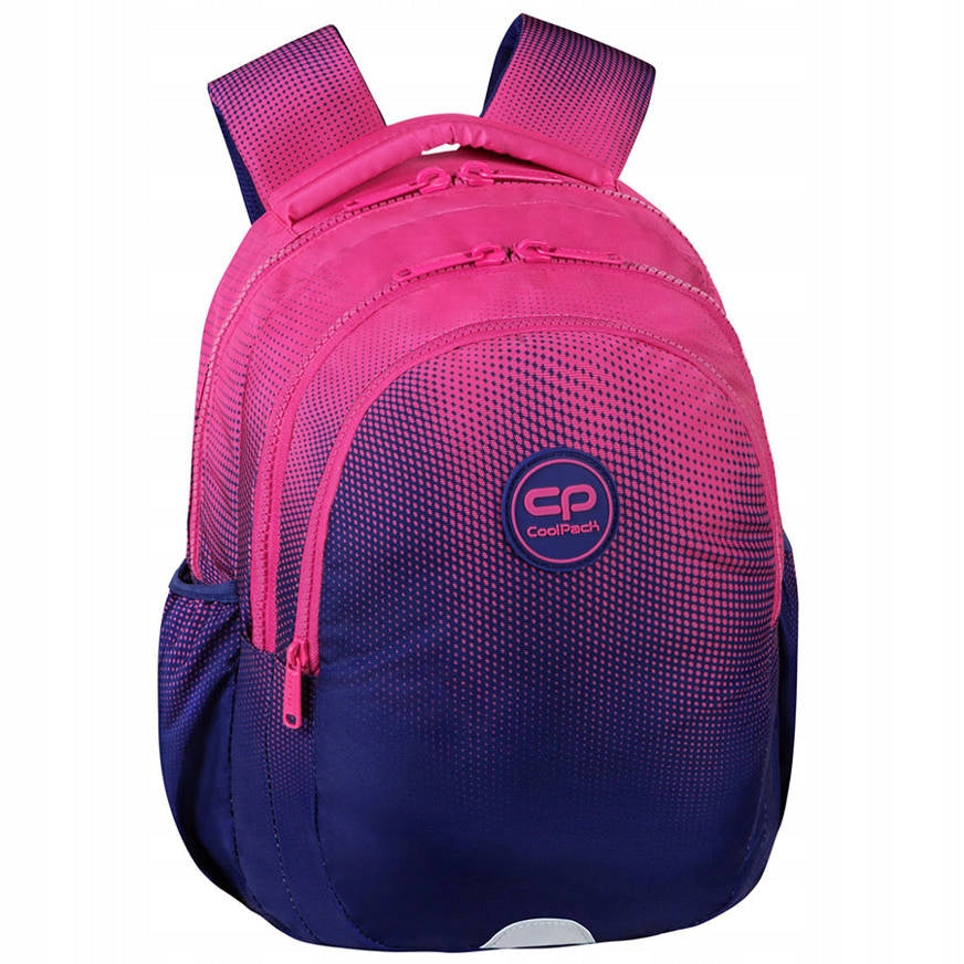 Set for girls to class 1-3 backpack and pencil case Coolpack fuchsia navy blue Manufacturer code ZCPFrape2281