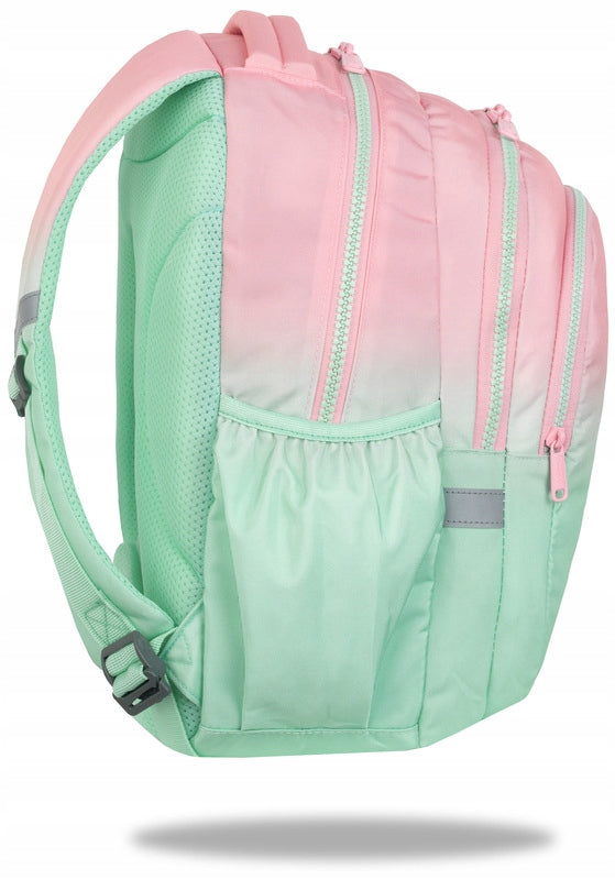 Set for girls up to class 1-3 backpack and pencil case Coolpack pink mint Manufacturer code COOLPACK_STRAWBERRY_01
