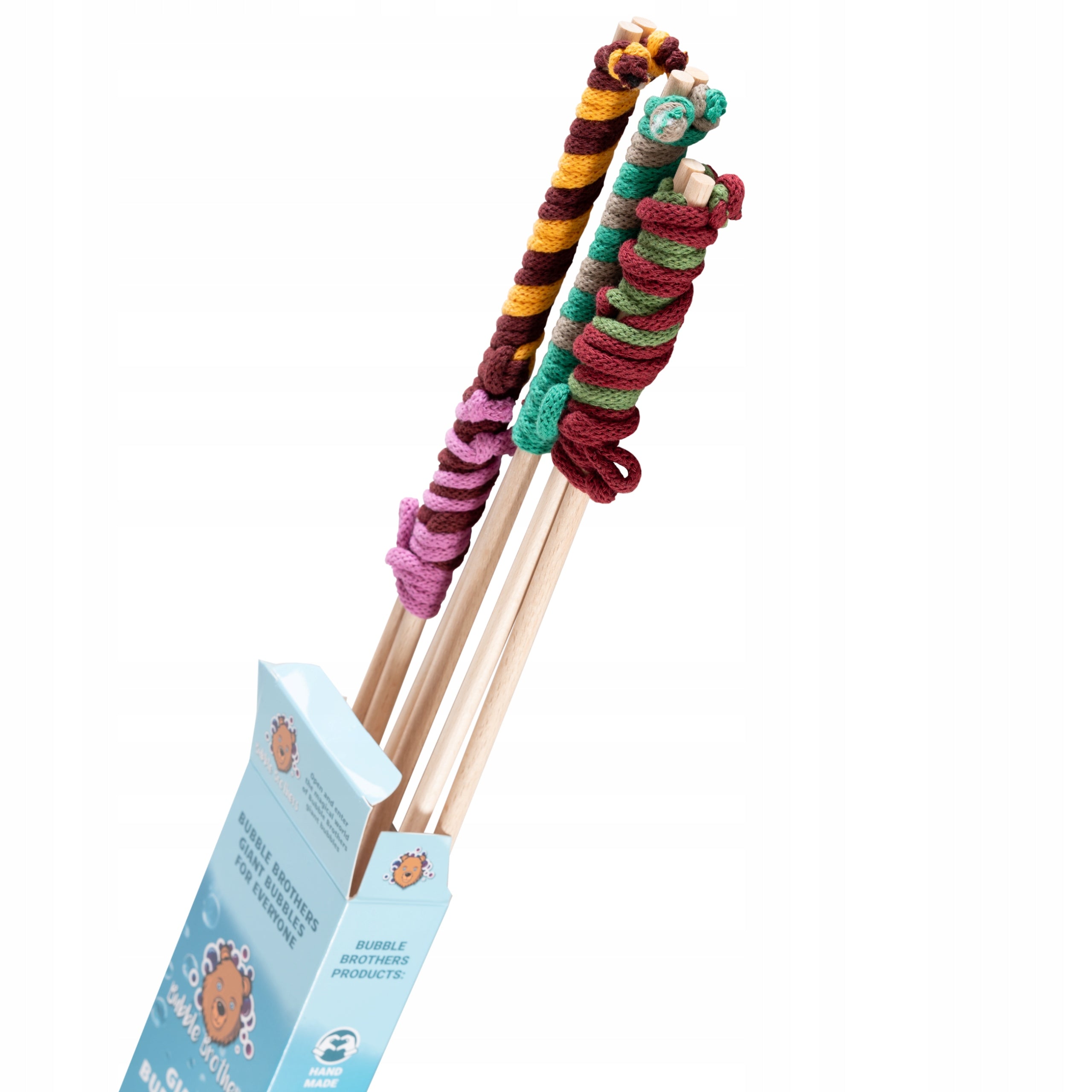 Set for large soap bubbles 5 Sticks + 15 Liters of Bubble Liquid Kind set