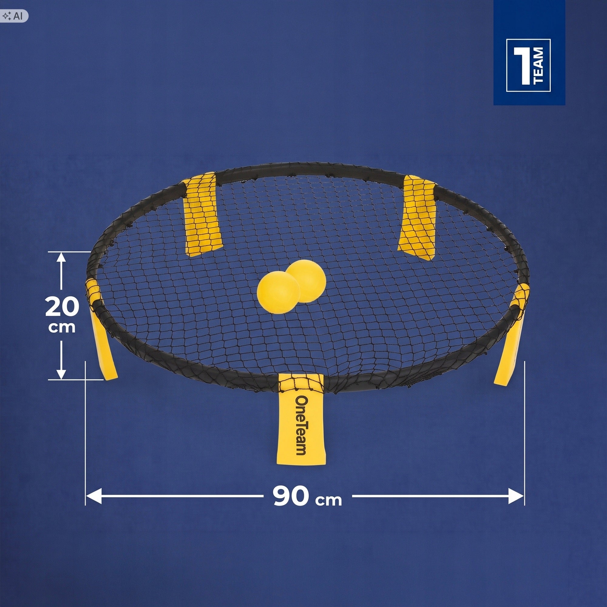 Set for playing smash ball set OTMS black FOR OUTDOOR PLAY Manufacturer code OTM-B6AP112-BLK