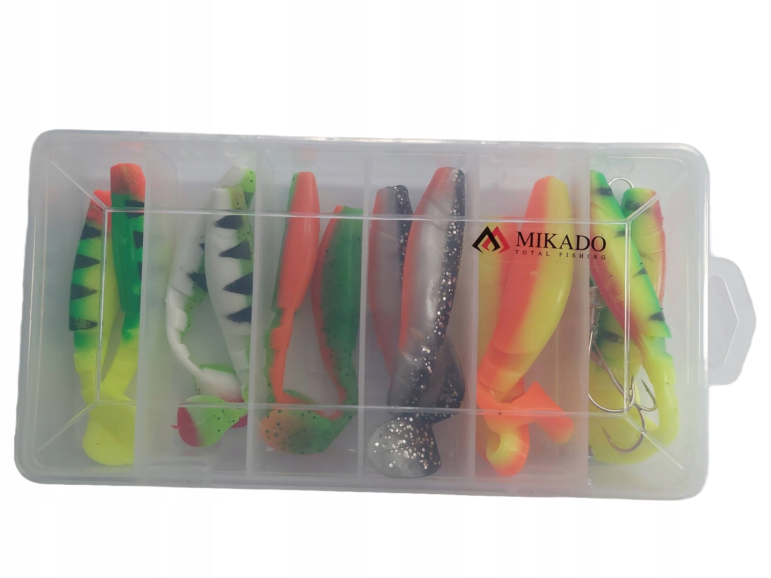 Set for spinning 12x Ripper 10cm 12cm lure Jig head box Manufacturer code 00