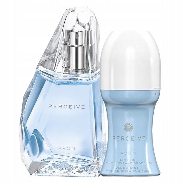 Set for women Avon Perceive [Perfumes 50ml + Antiperspirant] in a ball]