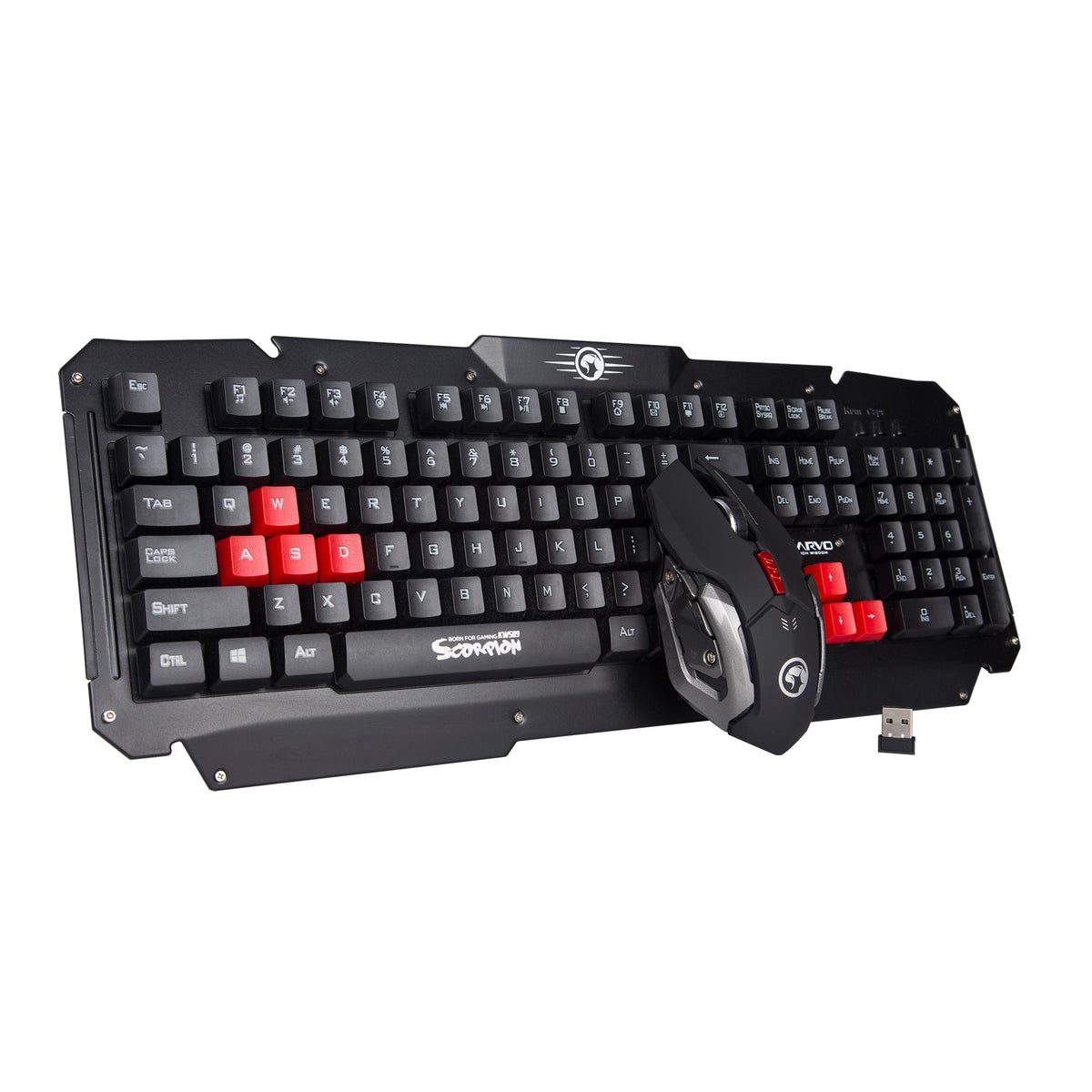 Set klávesnice a myši Marvo černý Keyboard type membrane