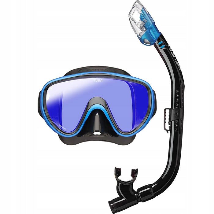 Set mask TUSA SERENE Mirror UC-0118M BKFBA black-blue