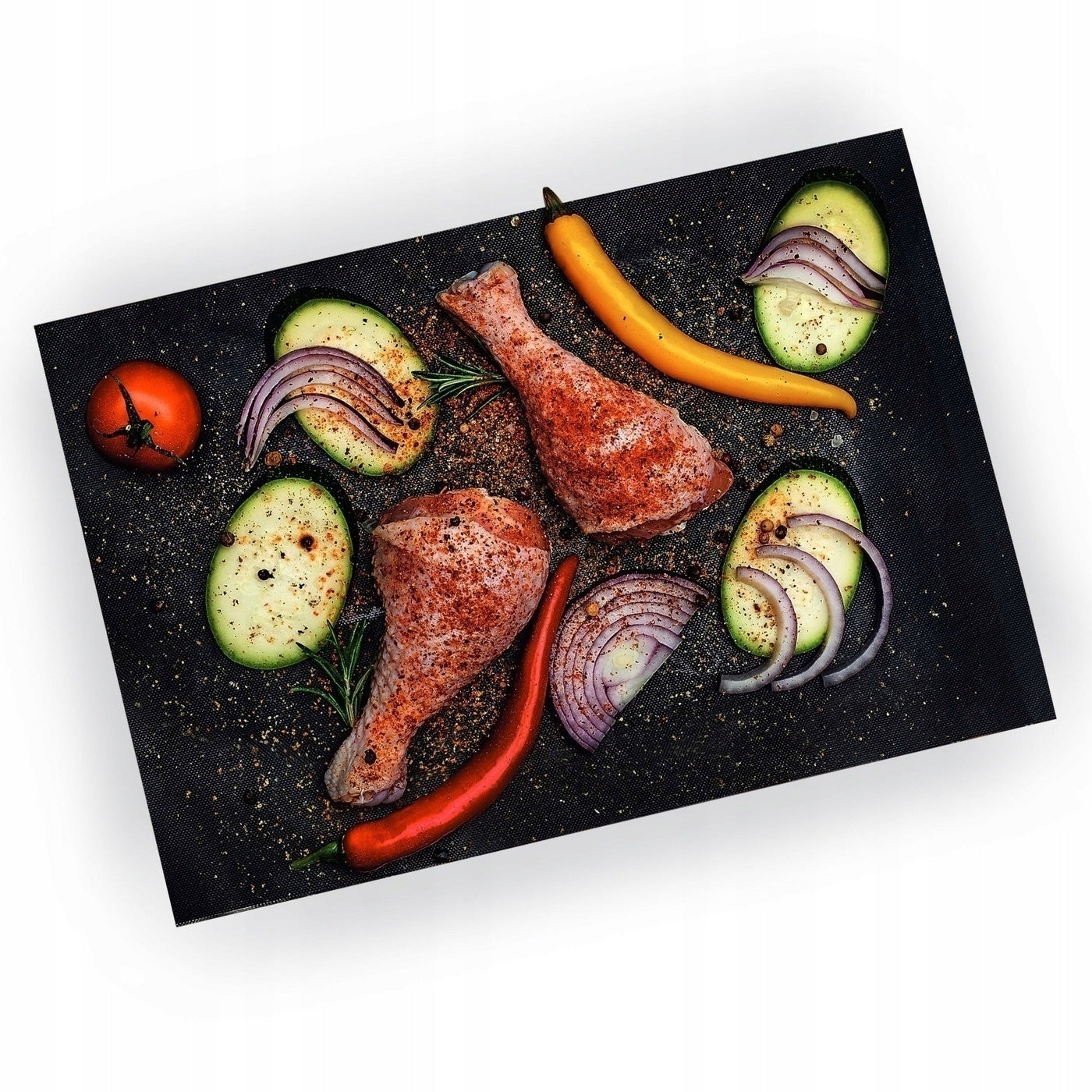 Set of 10 grill mats 40x33cm rectangular Manufacturer Tadar