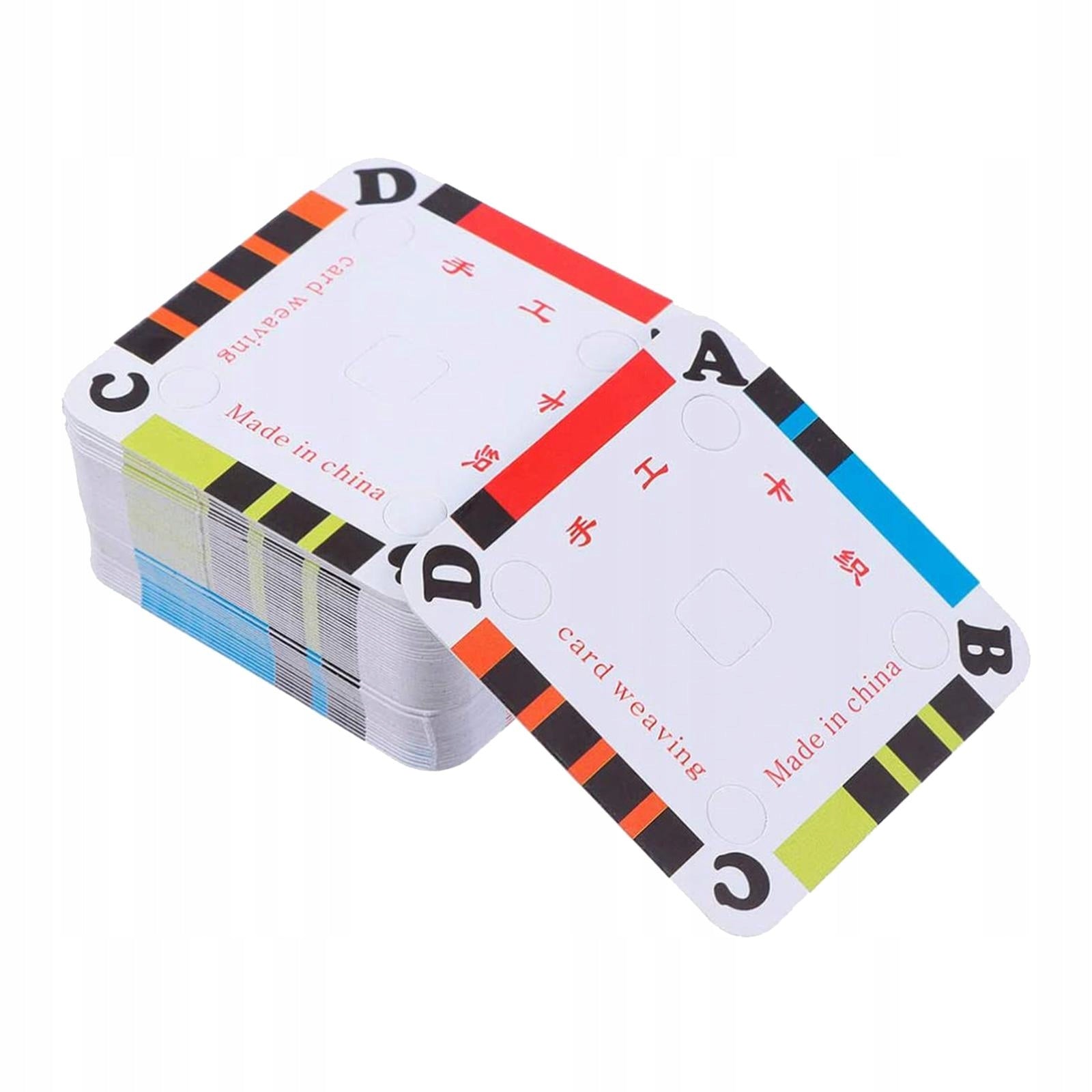 Set of 100 Handy Weaving Cards Weaving Card multi