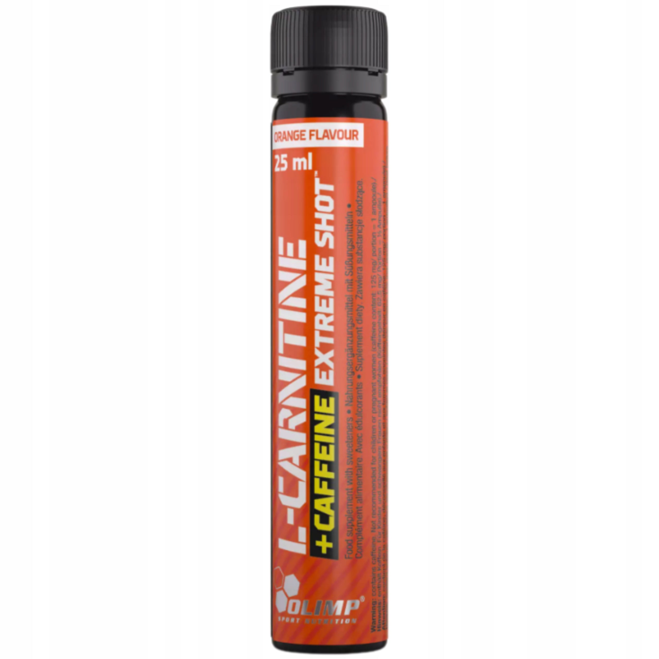 Set of 10x Olimp L-Carnitine Caffeine Extreme Shot Orange Strength 25 ml Expiration date at least 3 months from the date of purchase