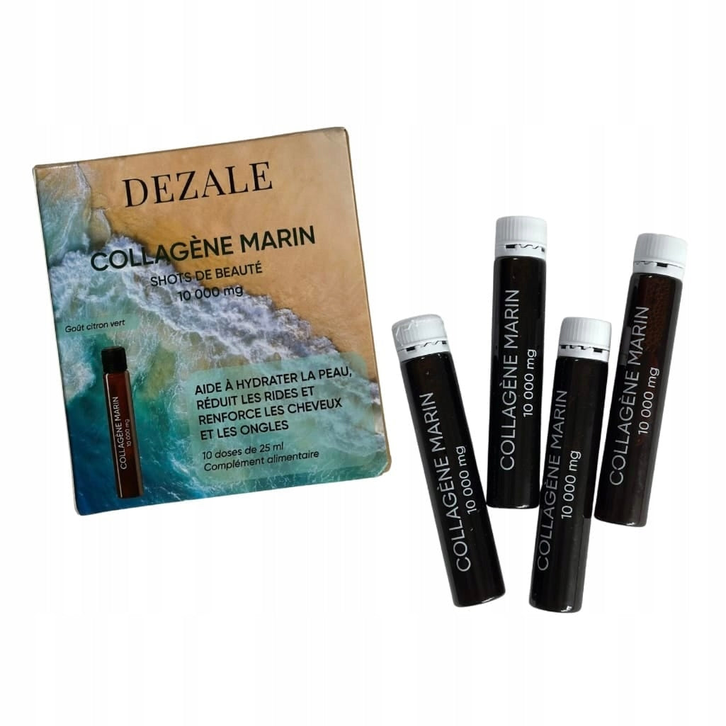 Set of 10x25 ml SHOTS DE BEAUTÉ Dezale 10000 mg - Fish collagen for drinking Form liquid