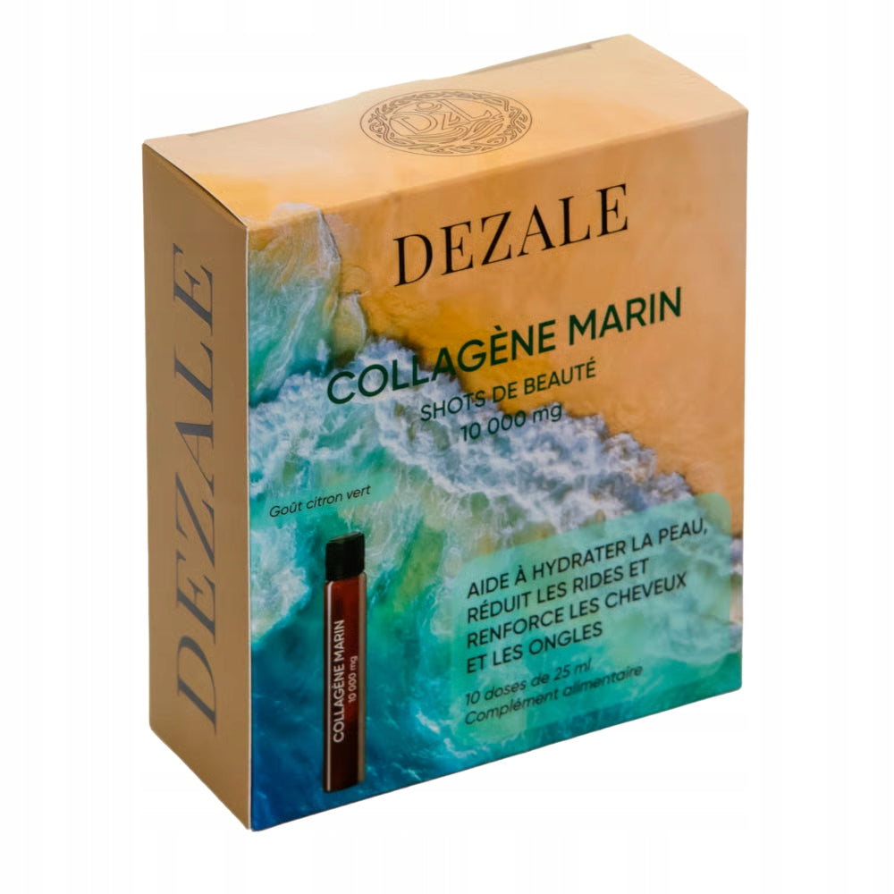 Set of 10x25 ml SHOTS DE BEAUTÉ Dezale 10000 mg - Fish collagen for drinking