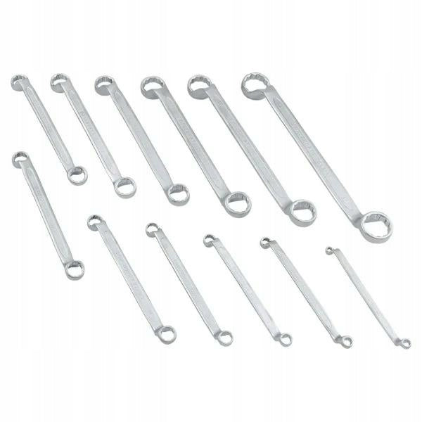 Set of 12 bent eye wrenches 6-32 mm 12-angle CrV steel Forcekraft Manufacturer code 63213