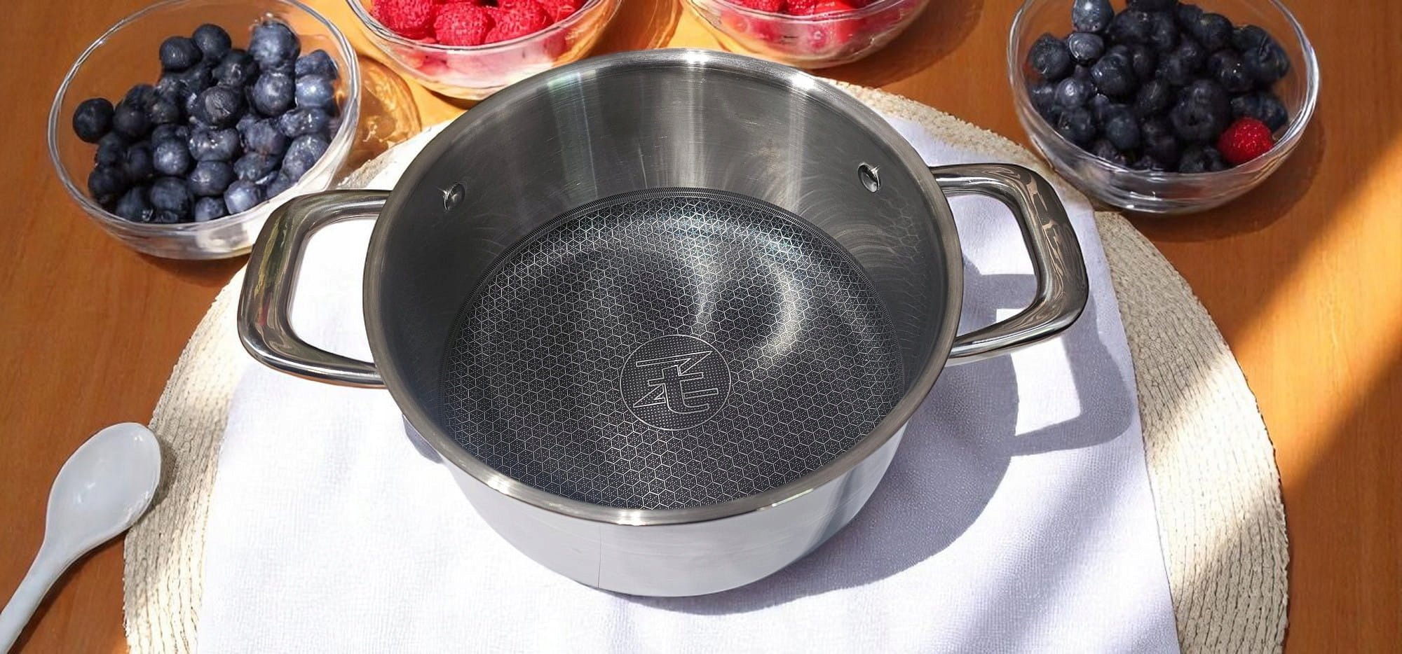 Set of 12-piece pots steel frying pan ZWILLENTOFF stainless steel 304 Line PREMIUM
