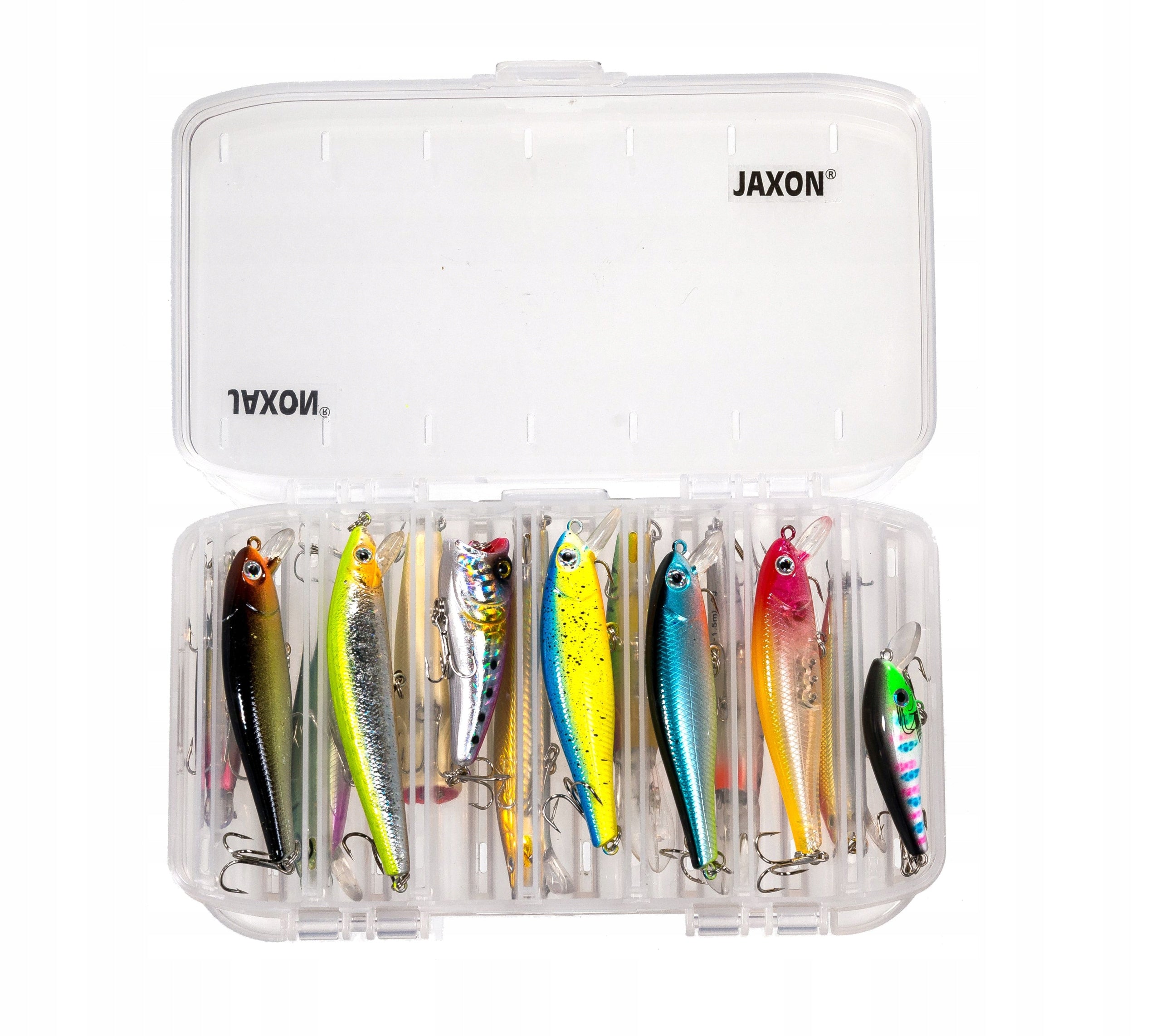 Set of 14 x Spinning Wobbler Box Jaxon Perch Brand no brand