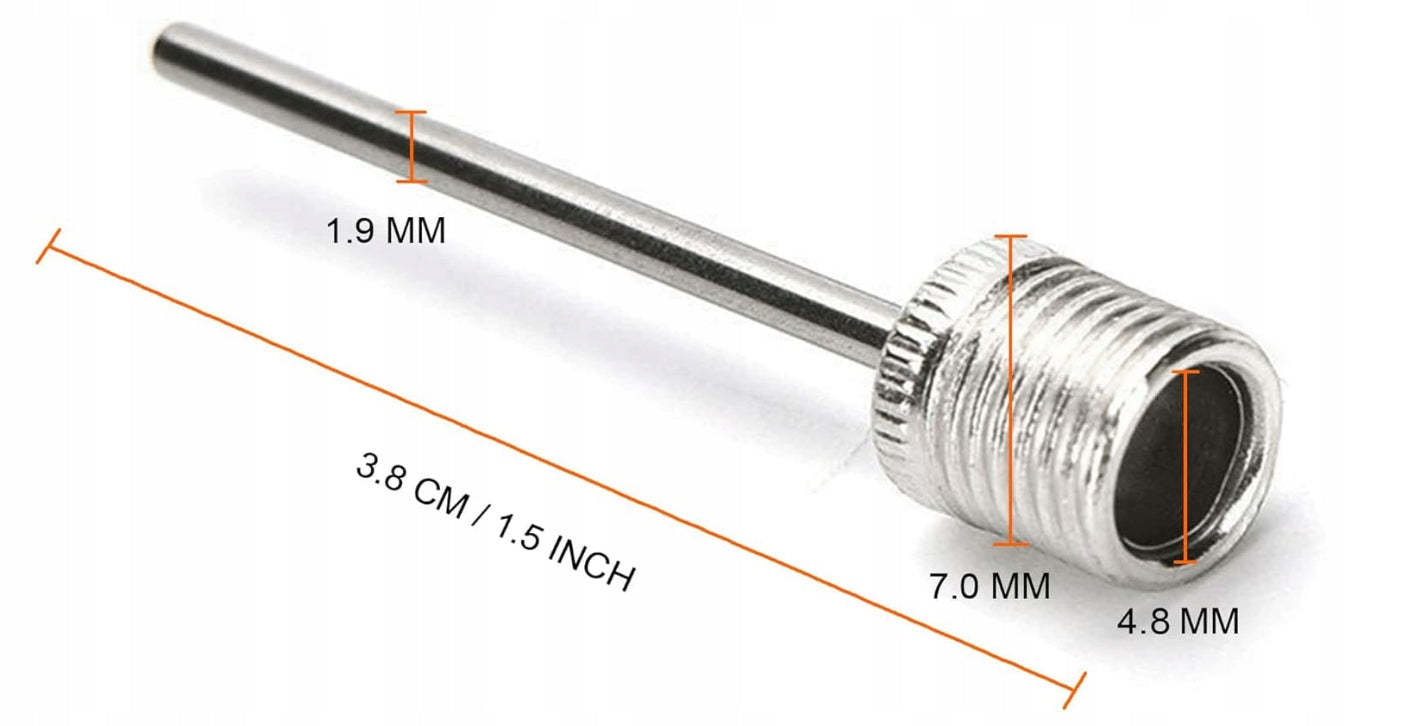 Set of 15 Stainless Steel Ball Needle Pumping Tips Manufacturer code ZESTAW KOŃCÓWEK DO POMPOWANIA