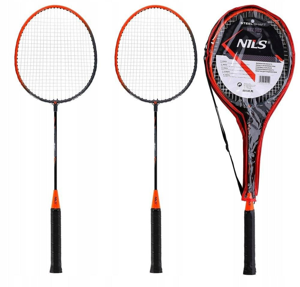 Set of 2 Badminton Recreational Game Rockets for Beginners NILS