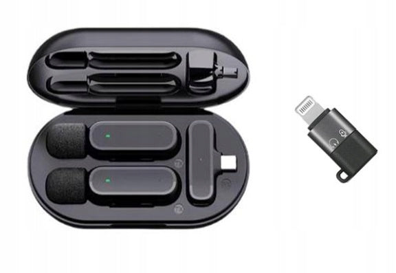 Set of 2 K61 Lightning Wireless Microphones