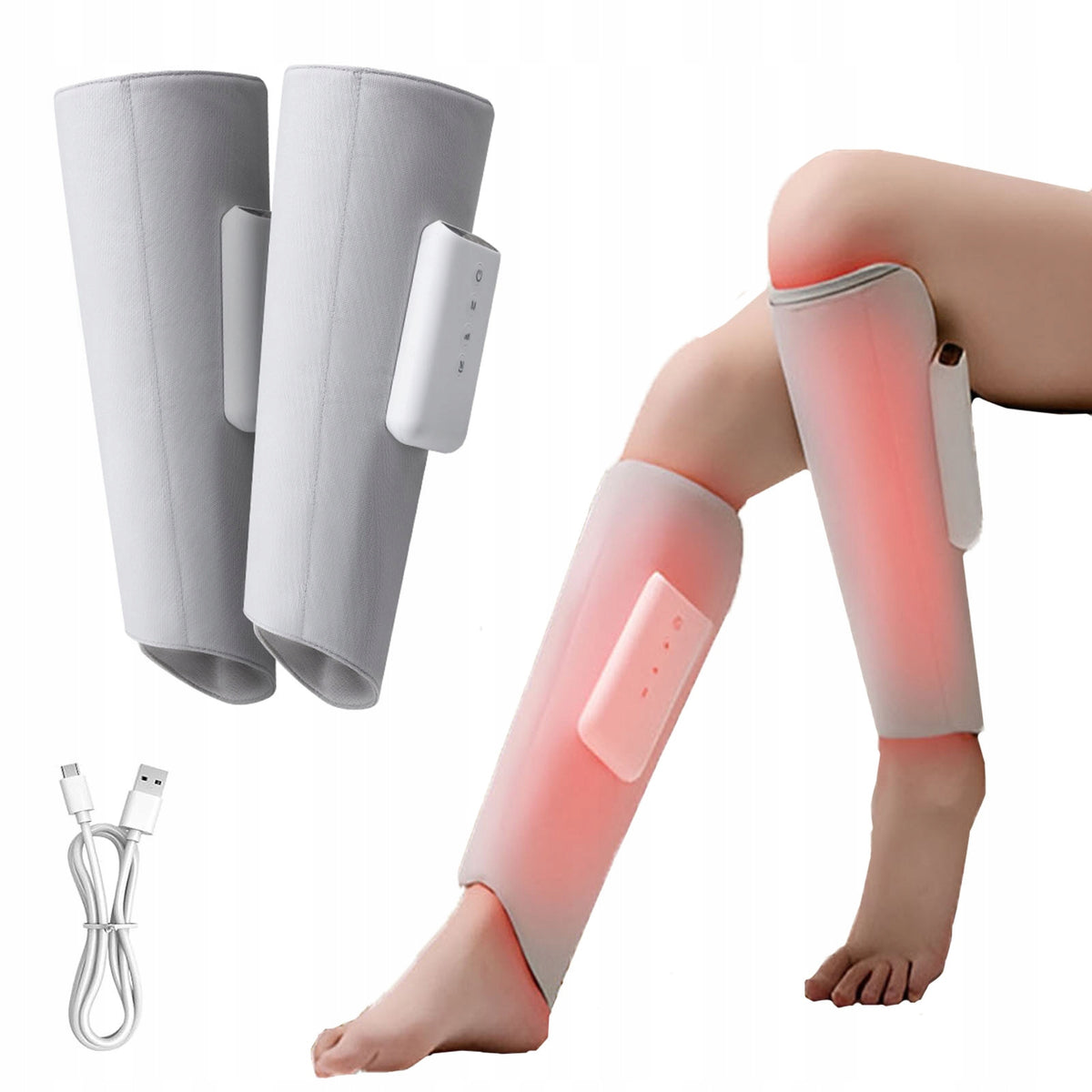 Set of 2 Pneumatic Massagers for Lymphatic Drainage on