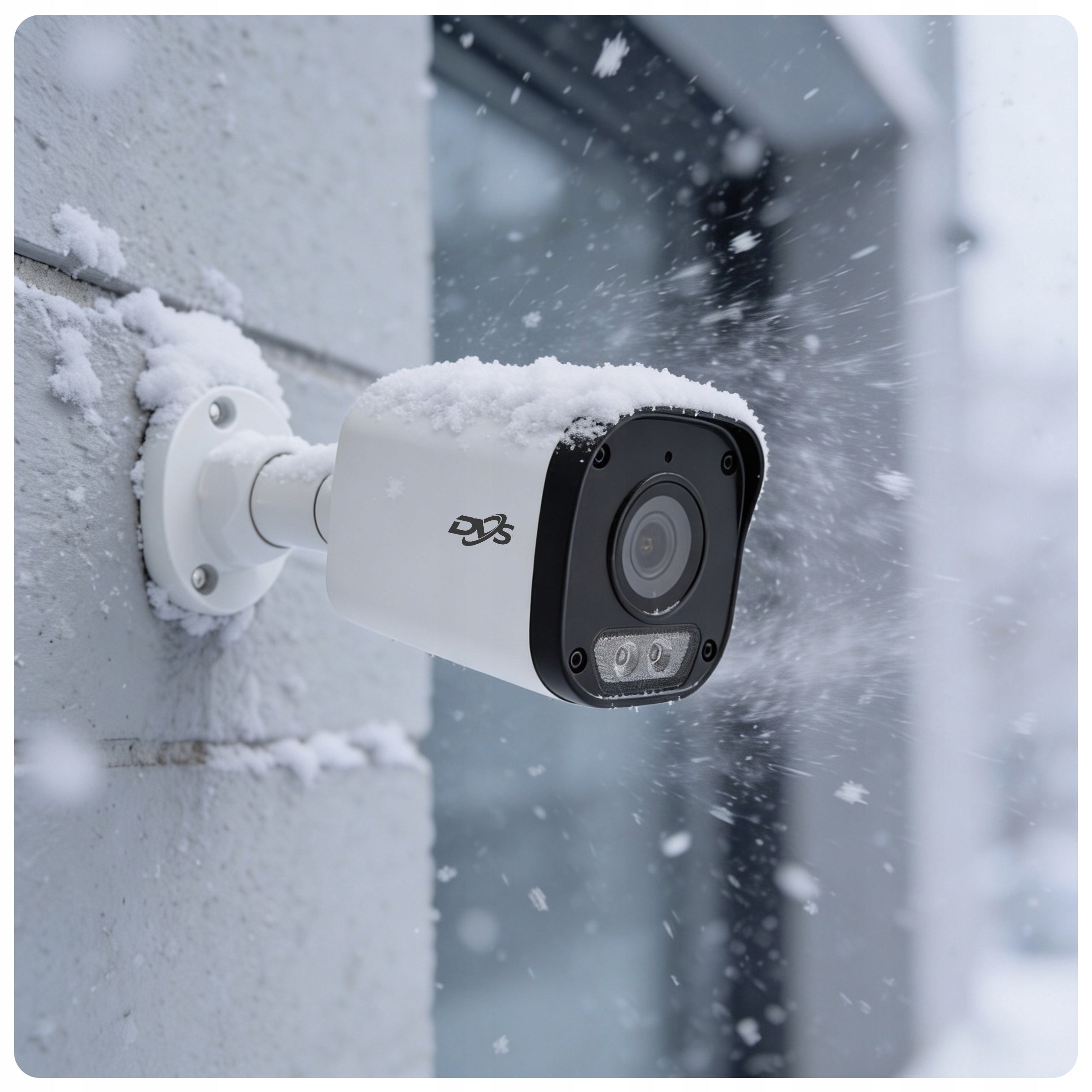 Set of 2 PoE IP Cameras 8Mpx 4K Dual Light LED Tube Remote Viewing For Home Manufacturer code Zestaw monitoringu 2 Kamery 8Mpx 4K PoE DVS