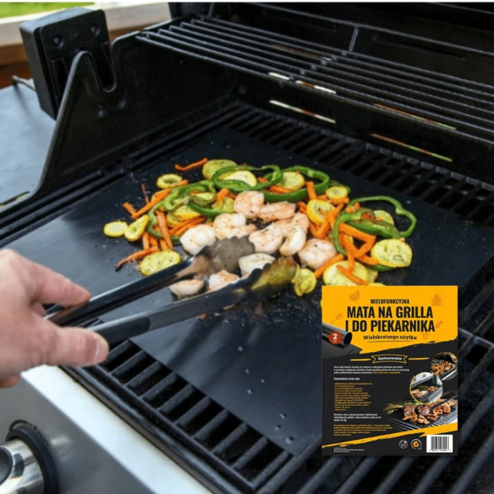 Set of 2 Temperature Resistant Teflon Mats for Grill and Oven EAN (GTIN) 5903714470013