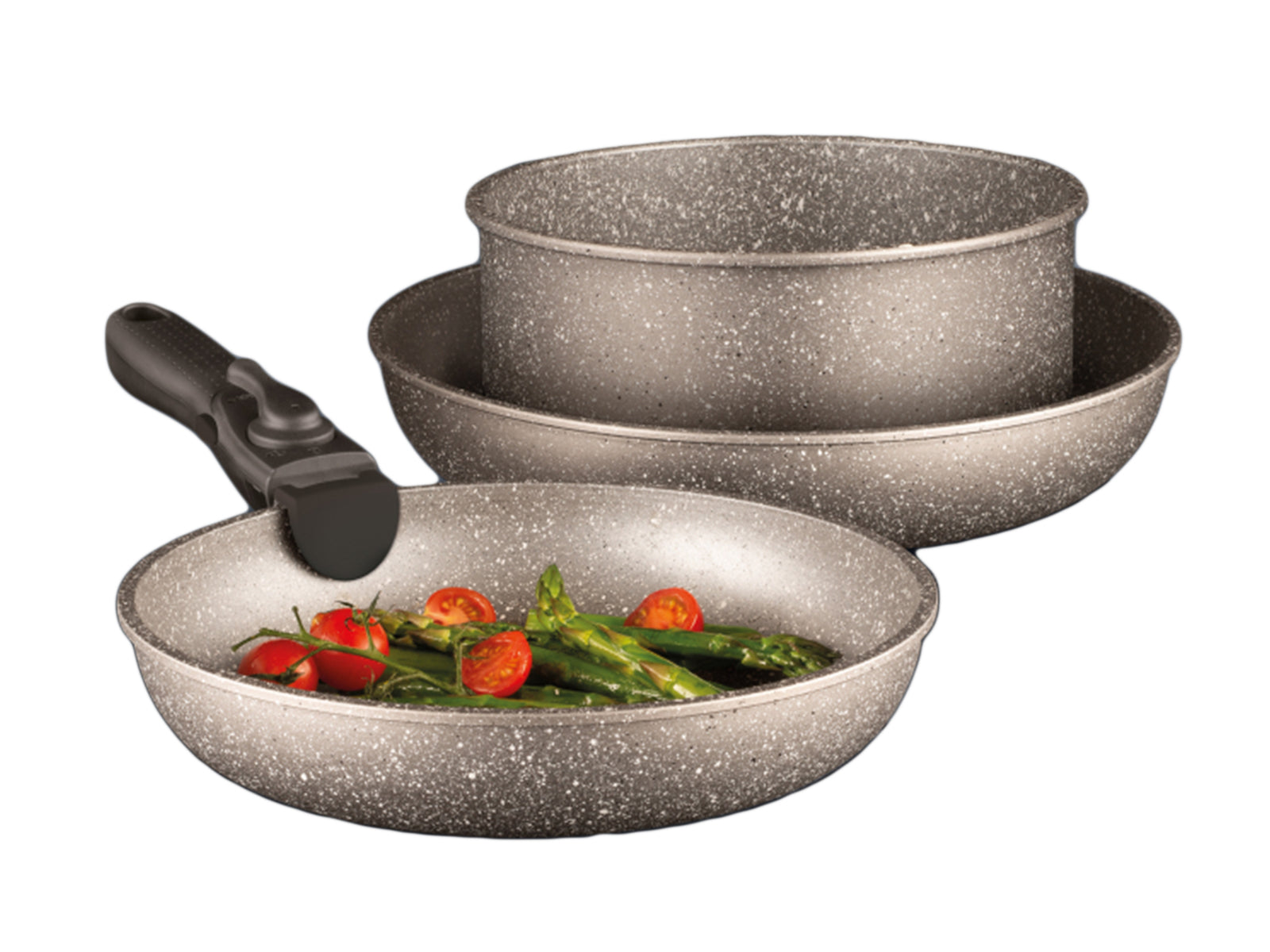 Set of 2 pans + pot + handle AMBITION 29491 Brand Ambition