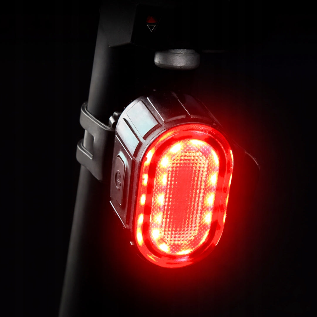 Set of 2 powerful LED bicycle lights front and rear set of USB lights Manufacturer code Zestaw świateł do roweru biała/czerwona