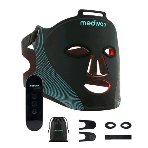 Set of 2in1 Medivon Lumi LED Mask and Medivon Oxya Vibration Platform Packaging status original