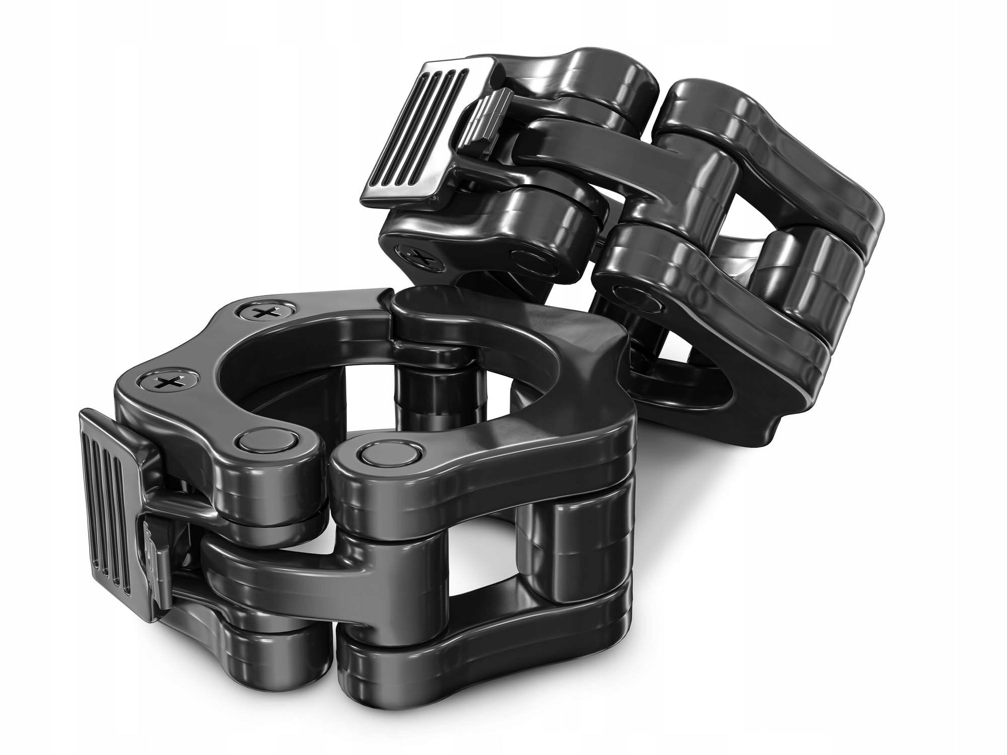 Set of 2pcs 50mm barbell clamps Olympic neck plastic dumbbells