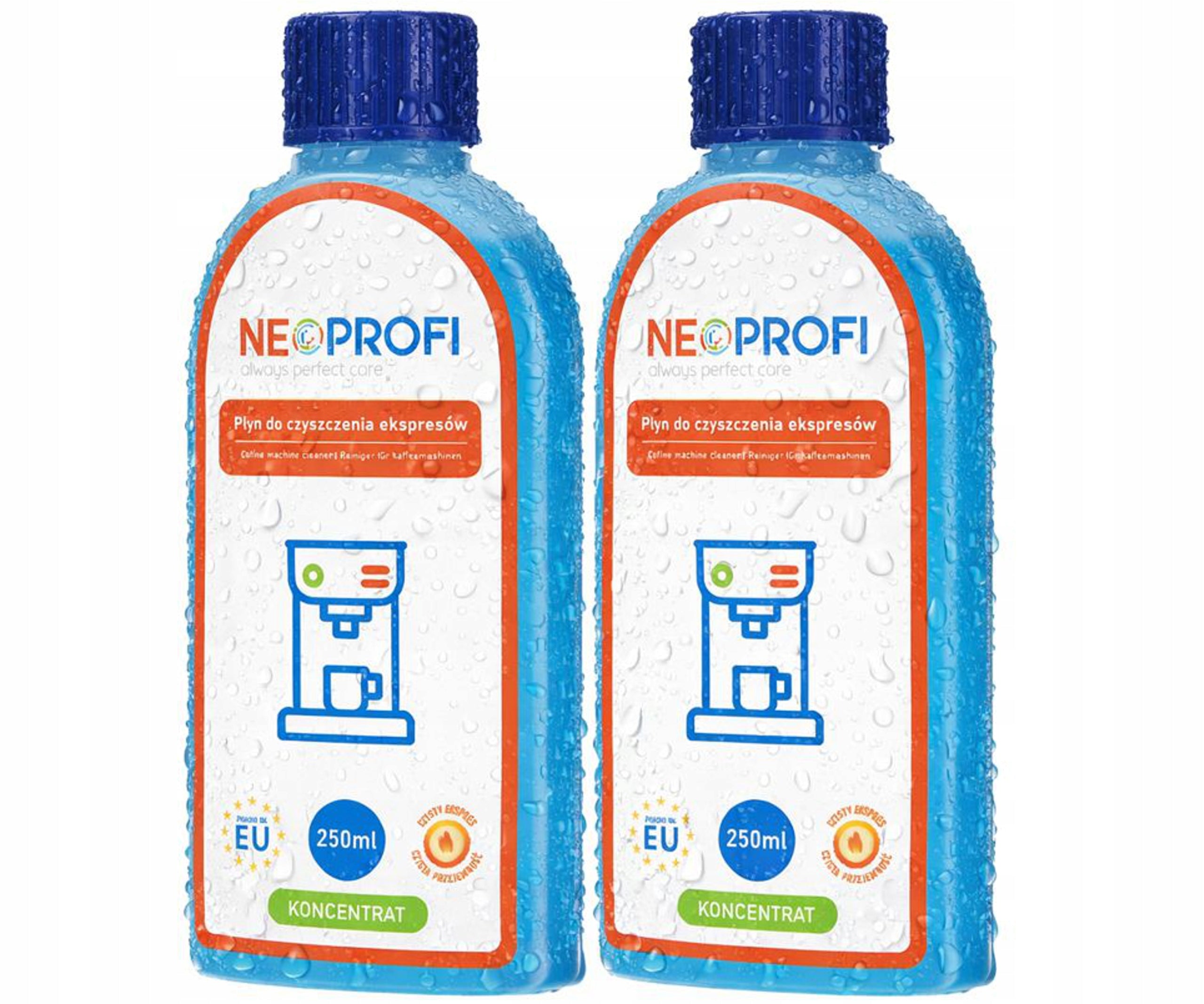 Set of 2pcs NEOPROFI coffee machine cleaner | UNIVERSAL CONCENTRATE