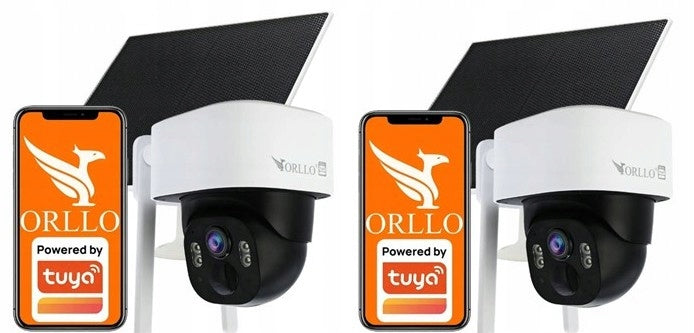 Set of 2x Camera Orllo TZ1 ULTRA 4MP 4G LTE SIM rotation 355° external