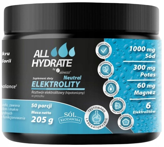 Set of 2x Electrolytes Neutral 205g 50 servings Magnesium Potassium Sodium Calcium Energy Expiration date at least 1 year from the date of purchase
