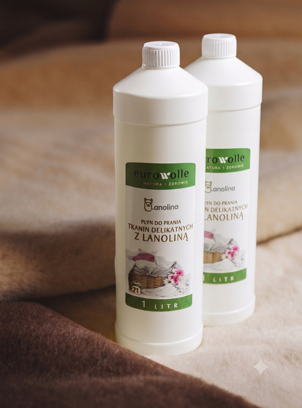 Set of 2x Gentle Fabric Washing Liquid with LANOLINA EUROWOLLE