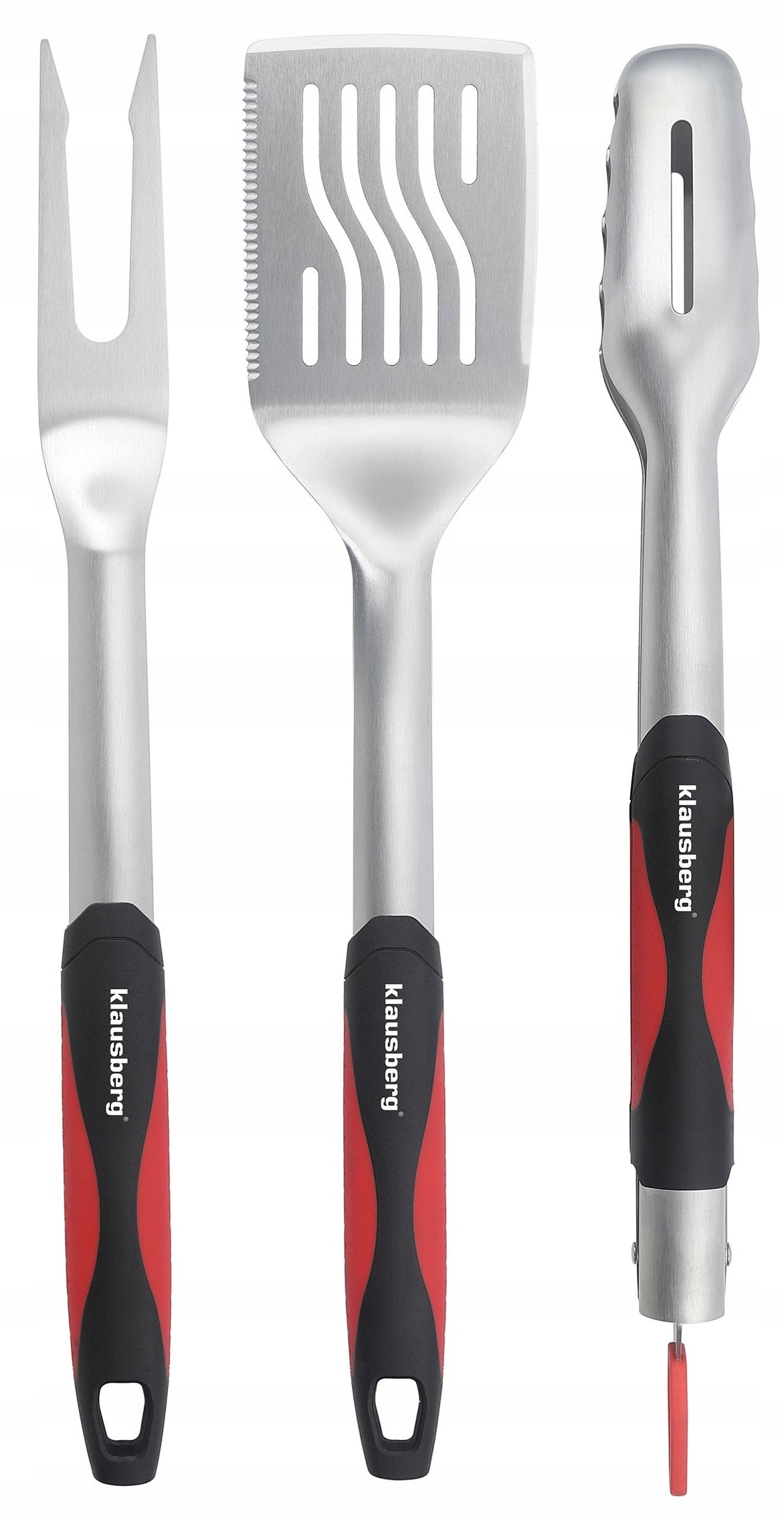 Set of 3 Stainless Steel Grill Tools Fork Pliers Spatula Number of pieces in the package 3