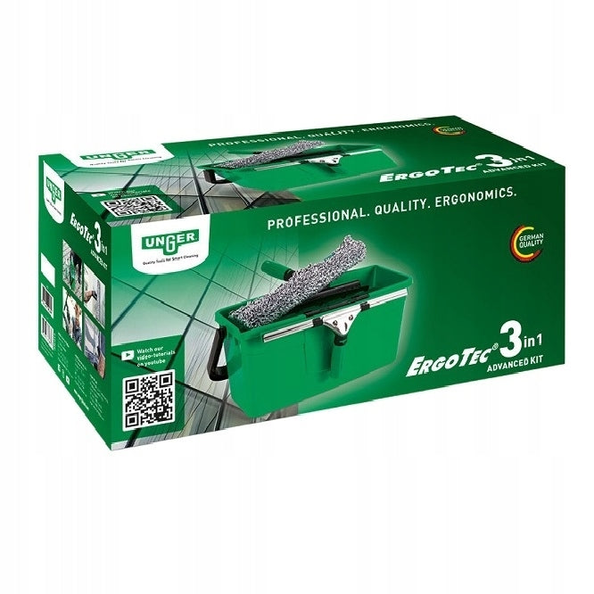 Set of 3-in-1 squeegee, washer 35cm and bucket 12l UNGER ErgoTec AK013 Manufacturer code AK013A