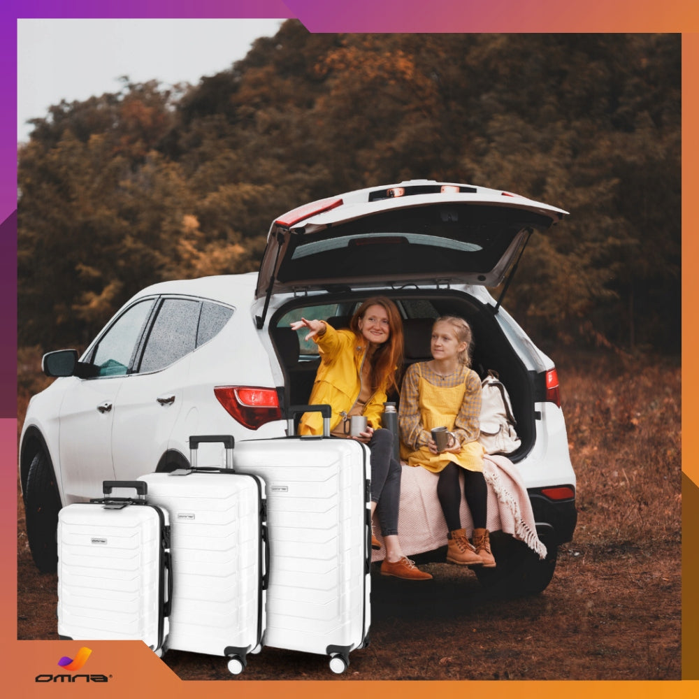 Set of 3 travel suitcases 3in1 ABS luggage trunk on wheels 94L+63L+40L EAN (GTIN) 5903858134253