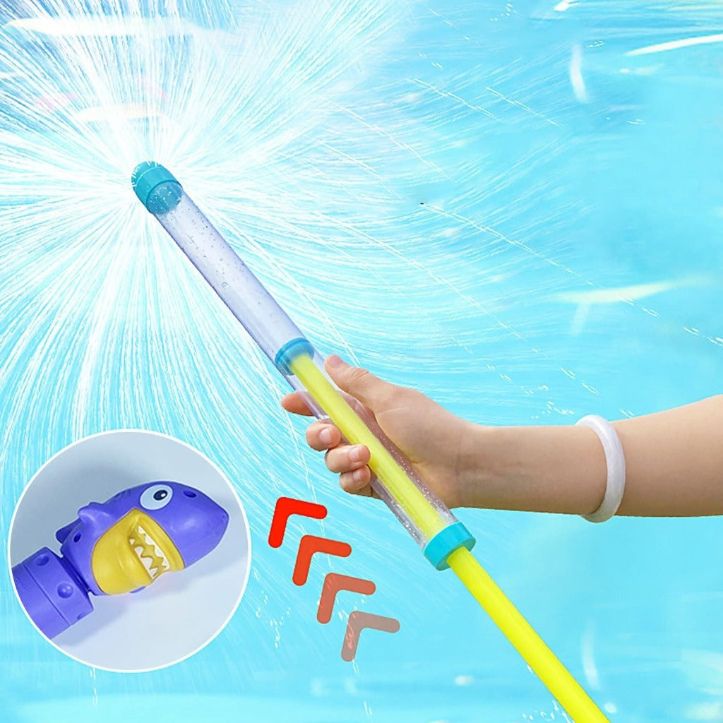 Set of 3 water guns "fireworks" – shark pattern – super water effect Kind water gun