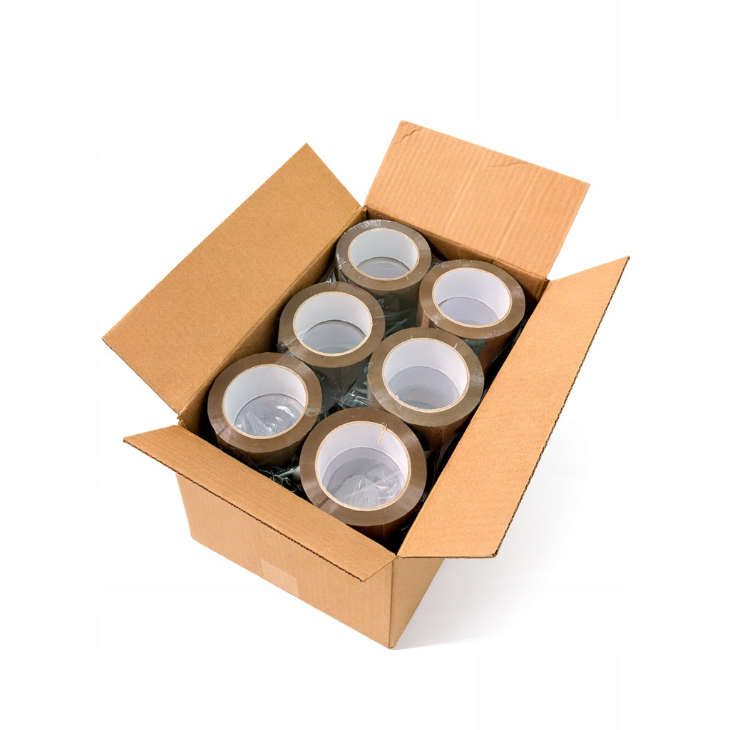 Set of 36 - Packing Tape OPP Acrylic Brown 90 m 100 yd